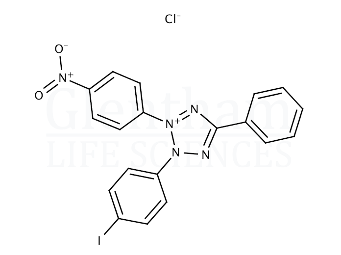 2-(4-Iodophenyl)-3-(4-nitrophenyl)-5-phenyltetrazolium chloride Structure