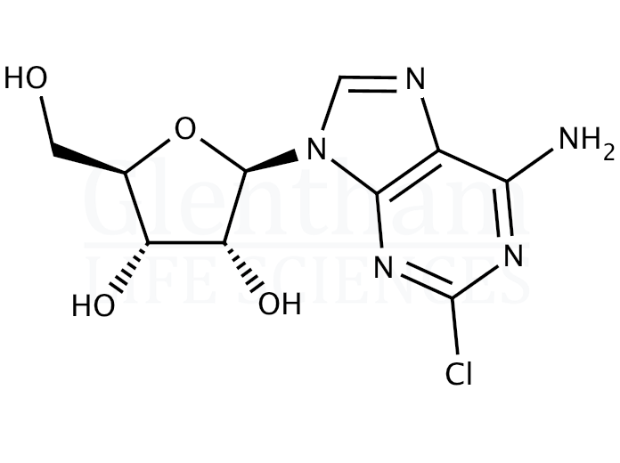 Structure for 2-Chloroadenosine