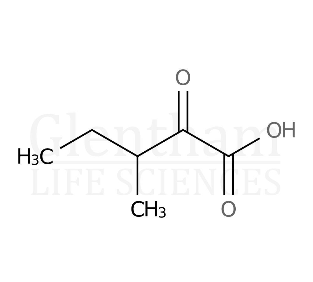 3-Methyl-2-oxovaleric acid Structure
