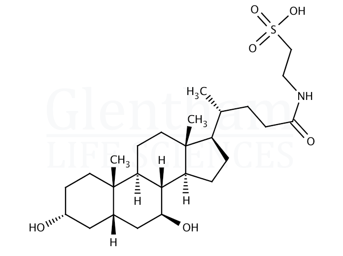 Sodium tauroursodeoxycholate Structure