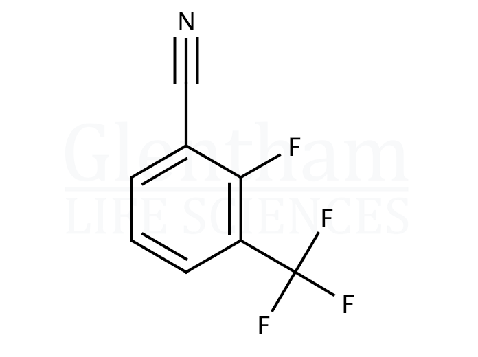 2-Fluoro-3-trifluoromethylbenzonitrile Structure