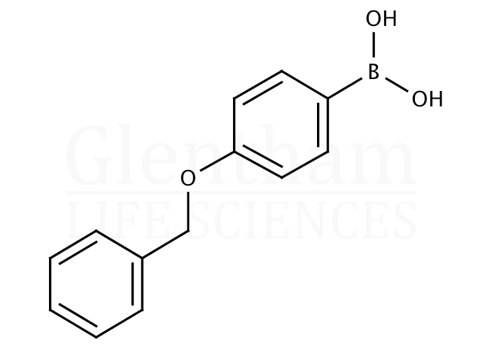 4-Benzyloxyphenylboronic acid Structure