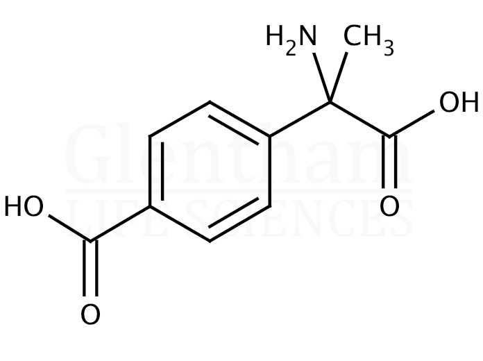(±)-α-Methyl-(4-carboxyphenyl)glycine Structure