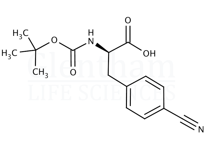 Structure for Boc-D-Phe(4-CN)-OH   