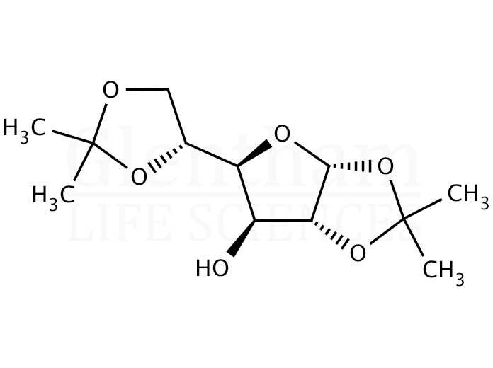 1,2:5,6-Di-O-isopropylidene-a-D-gulofuranose Structure