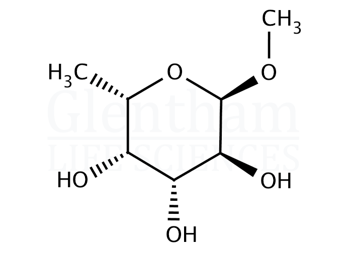 Methyl a-L-fucopyranoside Structure