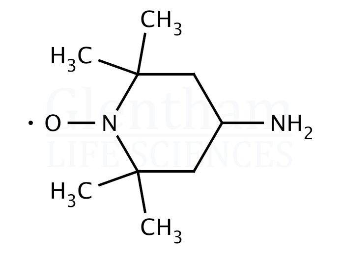 4-Amino-TEMPO, free radical Structure