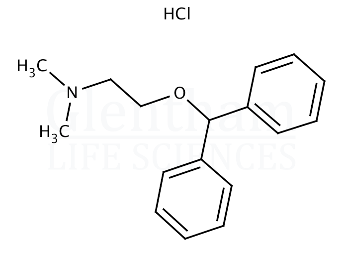 Diphenhydramine hydrochloride Structure