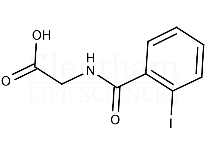 Structure for 2-Iodohippuric acid (147-58-0)