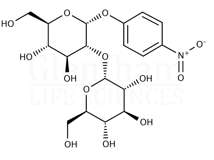 4-Nitrophenyl 2-O-(a-D-glucopyranosyl)-a-D-glucopyranoside Structure