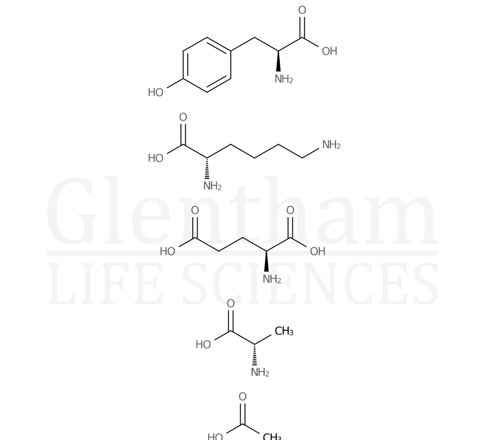 Structure for Glatiramer acetate