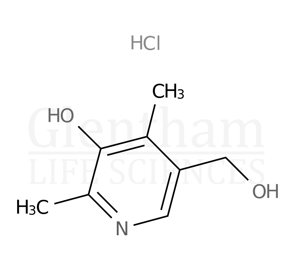 Structure for 4-Deoxypyridoxine hydrochloride