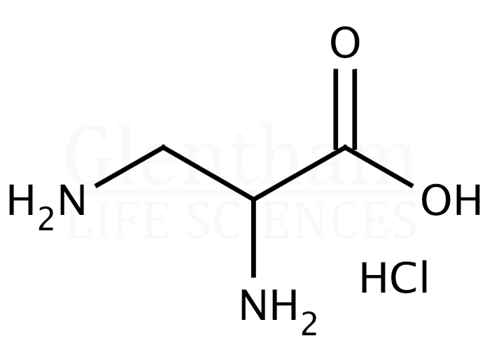 L-2,3-Diaminopropionic acid hydrochloride Structure
