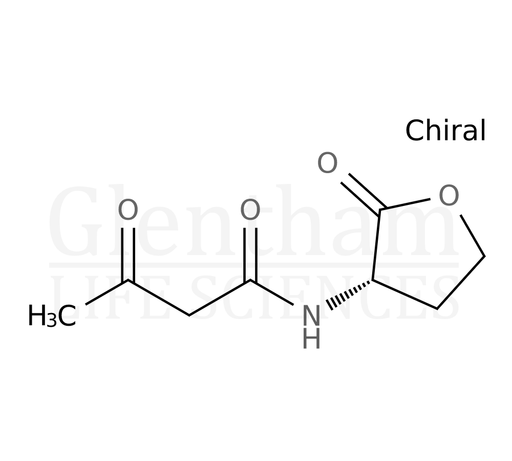 Structure for  N-(3-Oxobutanoyl)-L-homoserine lactone  (148433-27-6)