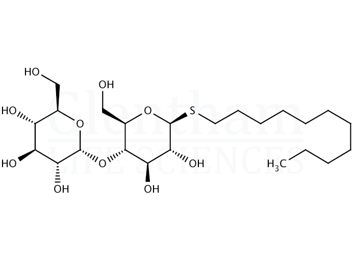 Undecyl b-D-thiomaltopyranoside Structure