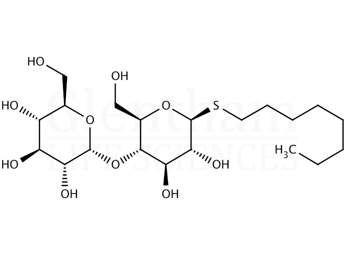 Octyl b-D-thiomaltopyranoside Structure