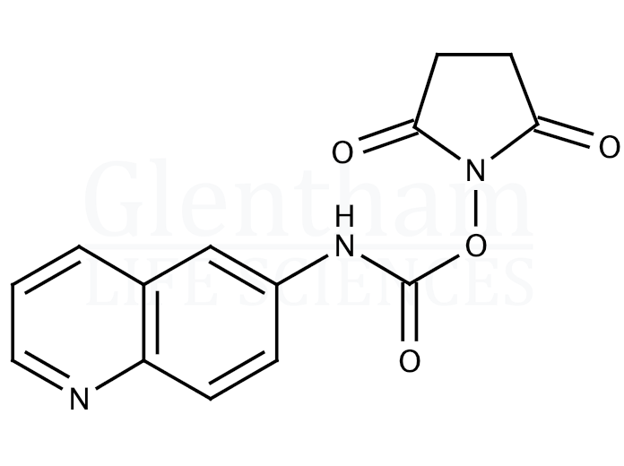 Structure for 6-Aminoquinoline N-succinimidyl ester