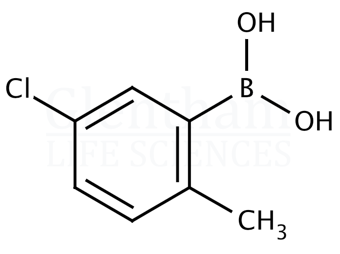 Structure for 5-Chloro-2-methylphenylboronic acid