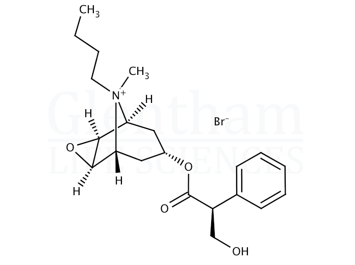 Scopolamine butylbromide Structure