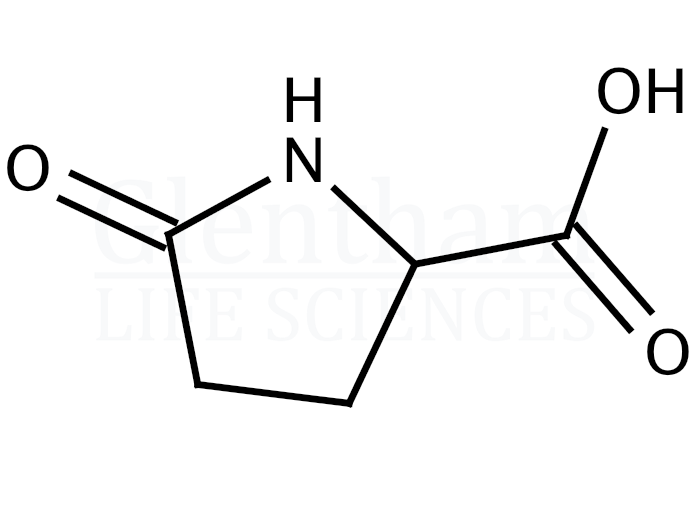 Structure for 2-Pyrrolidone-5-carboxylic acid  (149-87-1)