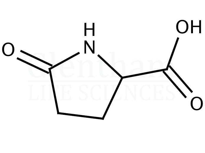 2-Pyrrolidone-5-carboxylic acid  Structure