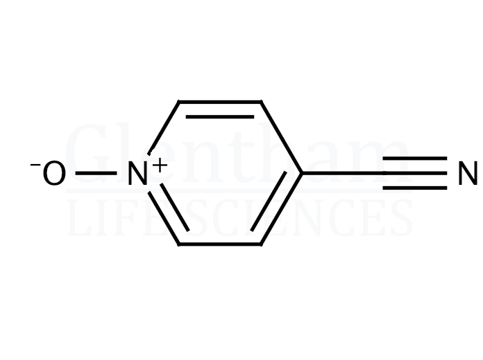 4-Cyanopyridine N-oxide Structure