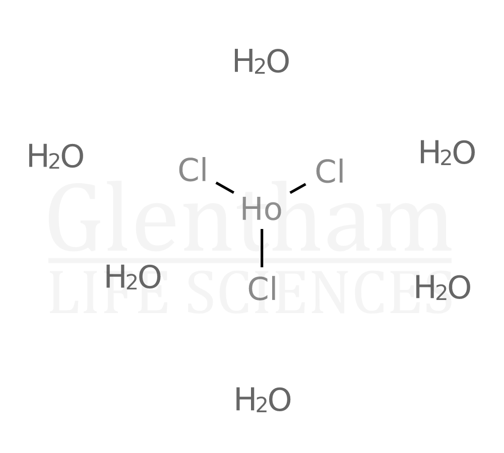 Holmium chloride hydrate, 99.9% Structure
