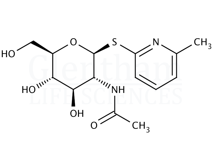 6-Methyl-2-pyridinyl 2-acetamido-2-deoxy-b-D-thioglucopyranoside Structure