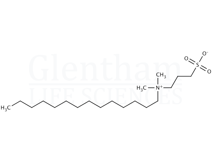 3-(N,N-Dimethylmyristylammonio)propanesulfonate Structure