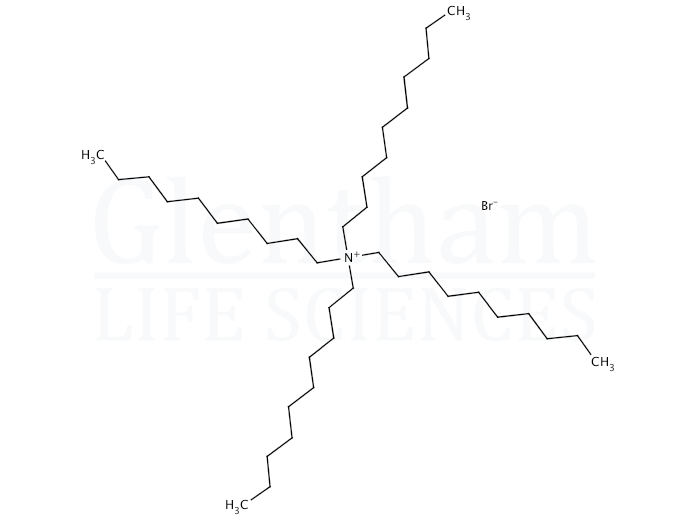 Tetrakis(decyl)ammonium bromide Structure