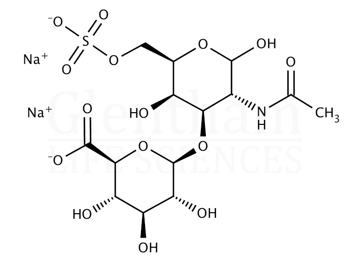 Chondroitin disaccharide di-6S disodium salt Structure