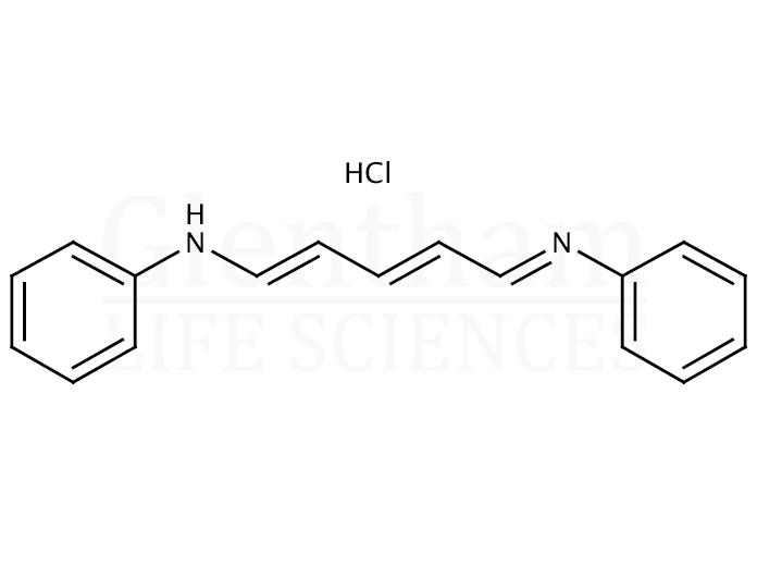 N-[5-(Phenylamino)-2,4-pentadienylidene]aniline monohydrochloride Structure