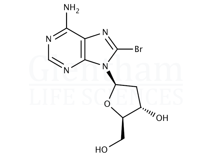 Structure for 8-Bromo-2''-deoxyadenosine