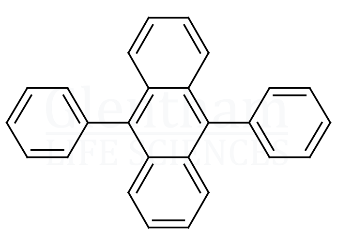 9,10-Diphenylanthracene Structure
