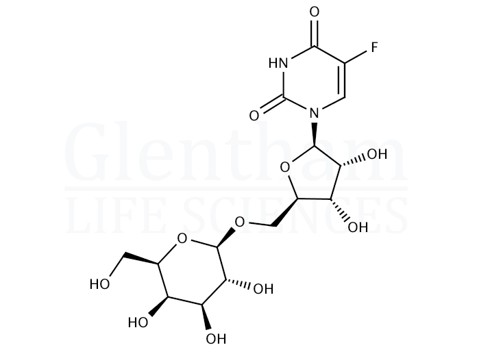 Structure for 5-Fluorouridine-5''-O-b-D-galactopyranoside