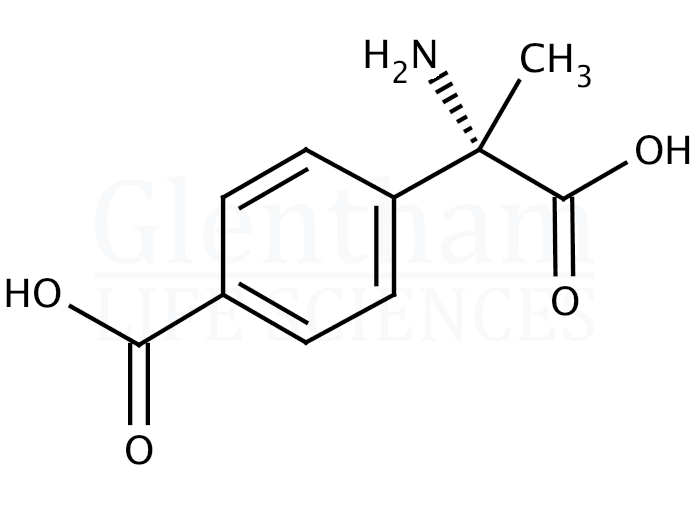 (+)-α-Methyl-4-carboxyphenylglycine  Structure