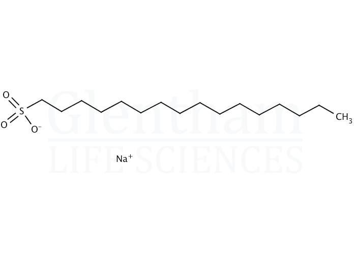 1-Hexadecanesulfonic acid sodium salt Structure