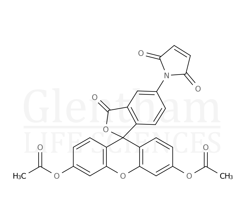 Fluorescein diacetate 5-u200bmaleimide Structure