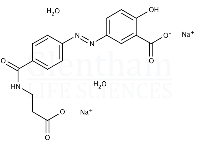 Structure for Balsalazide disodium salt (150399-21-6)