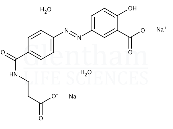 Balsalazide disodium salt Structure