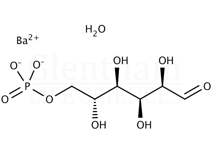 Structure for D-Glucose-6-phosphate barium salt hydrate