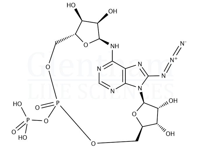 8-Azidocyclic adenosine diphosphate-ribose Structure