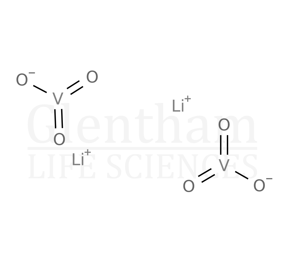 Structure for Lithium vanadate, 99.9%