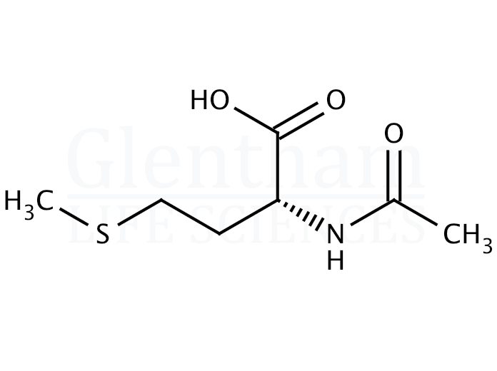 N-Acetyl-D-methionine Structure