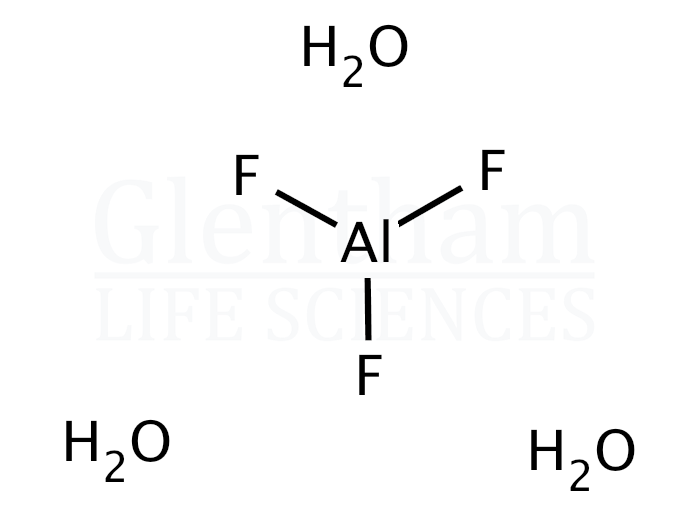 Aluminium fluoride trihydrate Structure