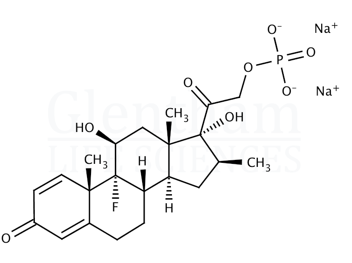 Structure for Betamethasone 21-phosphate disodium