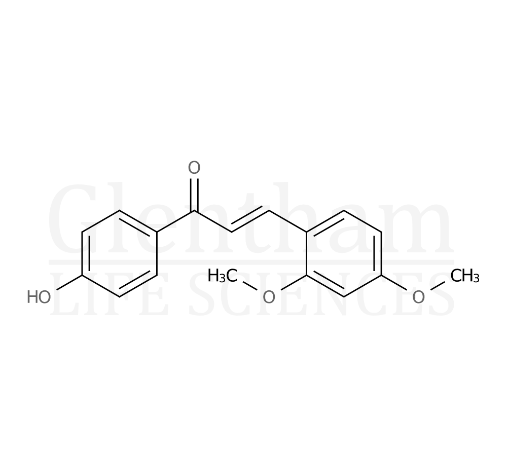 4''-Hydroxy-2,4-dimethoxychalcone Structure