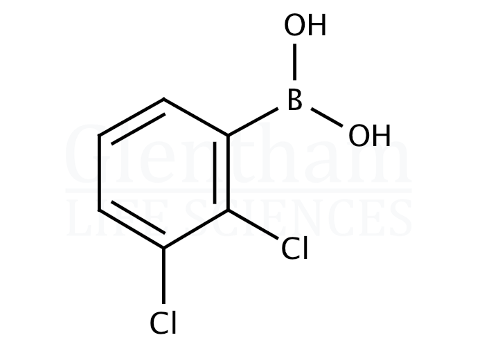 2,3-Dichlorophenylboronic acid Structure