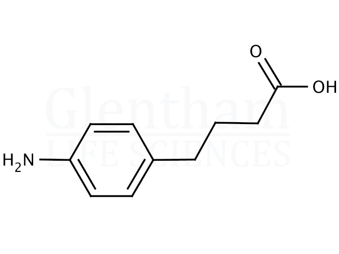 4-(4-Aminophenyl)butyric acid  Structure