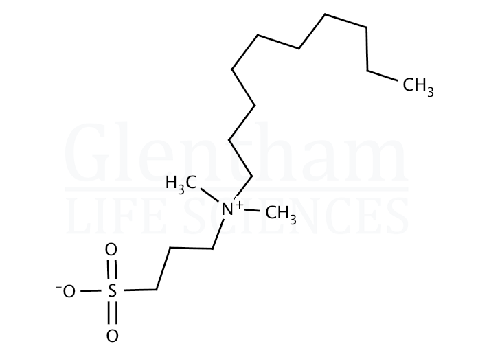 N-Decyl-N,N-dimethyl-3-ammonio-1-propanesulfonate Structure